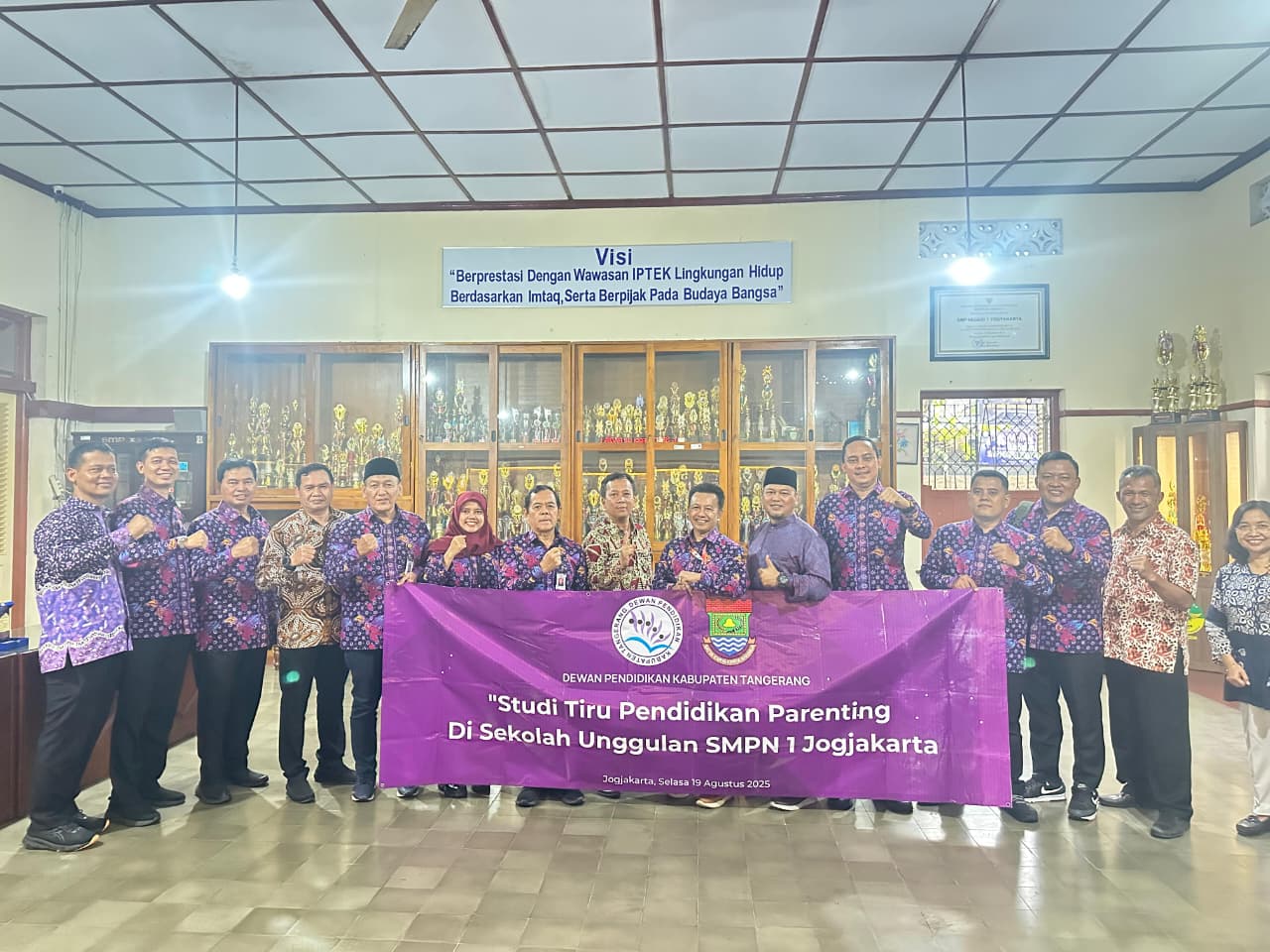 Hasil Studi Tiru Dewan Pendidikan Kabupaten Tangerang Bersama BMPS, Disdik (Sarpras), dan Unsur Pemerintahan Jogjakarta, Agustus 2025